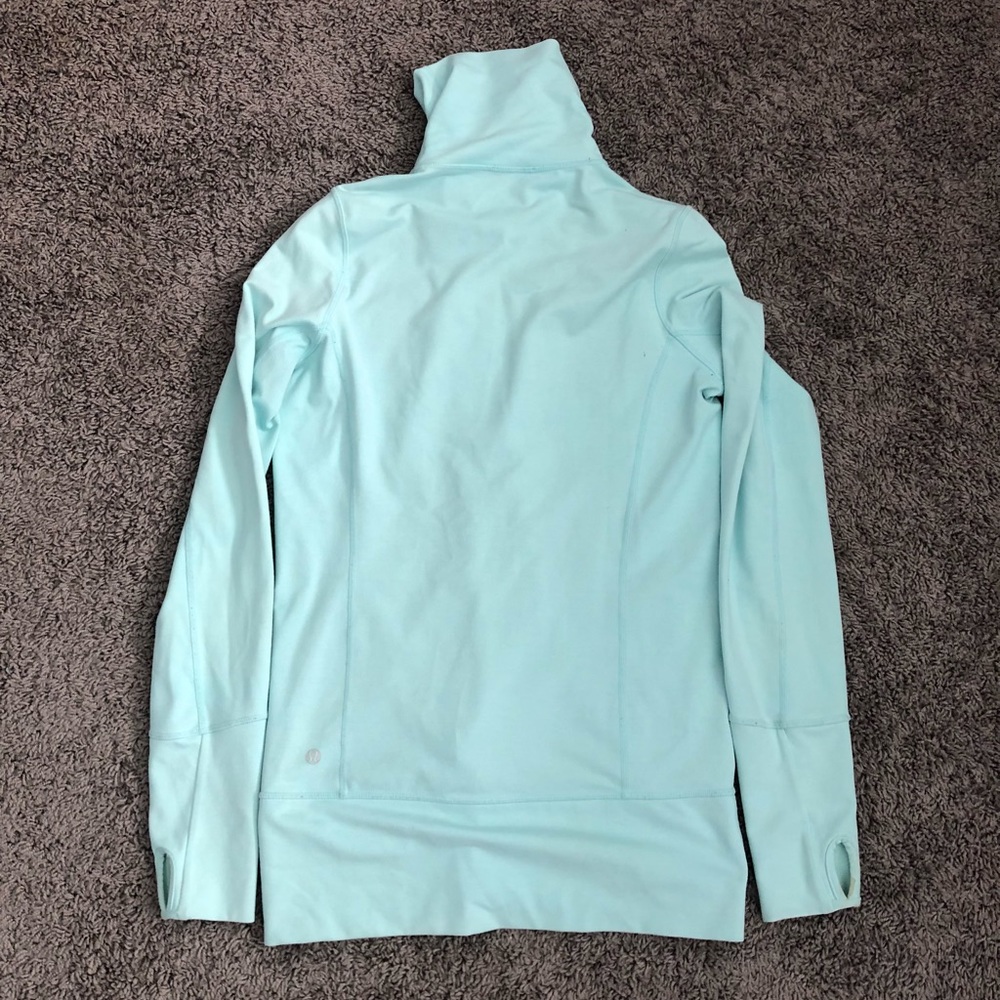 Lululemon in stride jacket aquamarine A2 Womens Size 6 - Picture 6 of 7